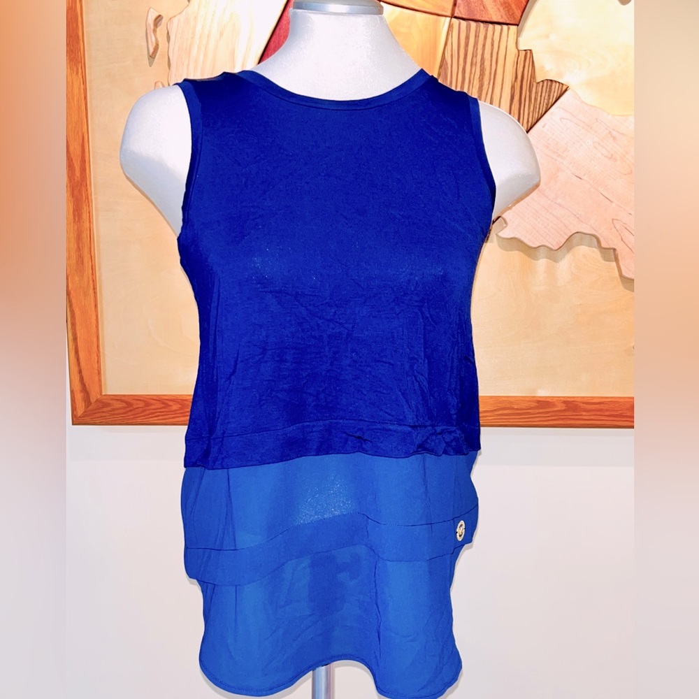 Michael Kors Sleeveless Layered Top- size xs